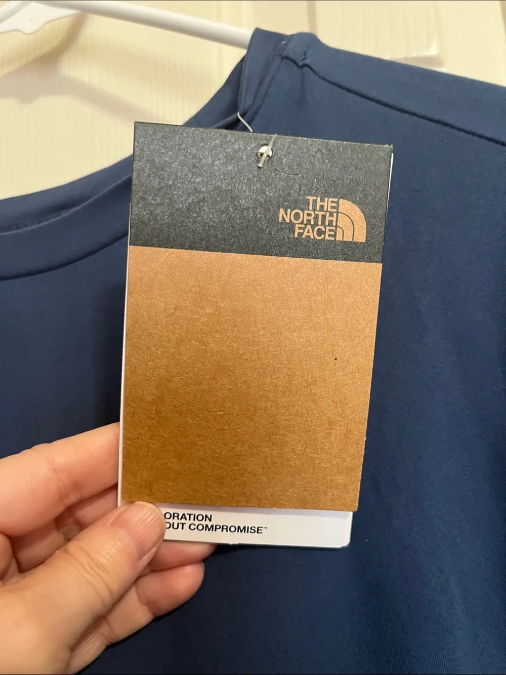 The North Face Dune Sky Crew Shirt Men’s Large Shady Blue Performance Tee NWT